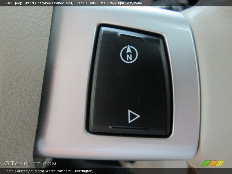 Black / Dark Slate Gray/Light Graystone 2008 Jeep Grand Cherokee Limited 4x4
