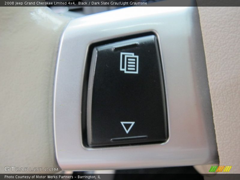 Black / Dark Slate Gray/Light Graystone 2008 Jeep Grand Cherokee Limited 4x4