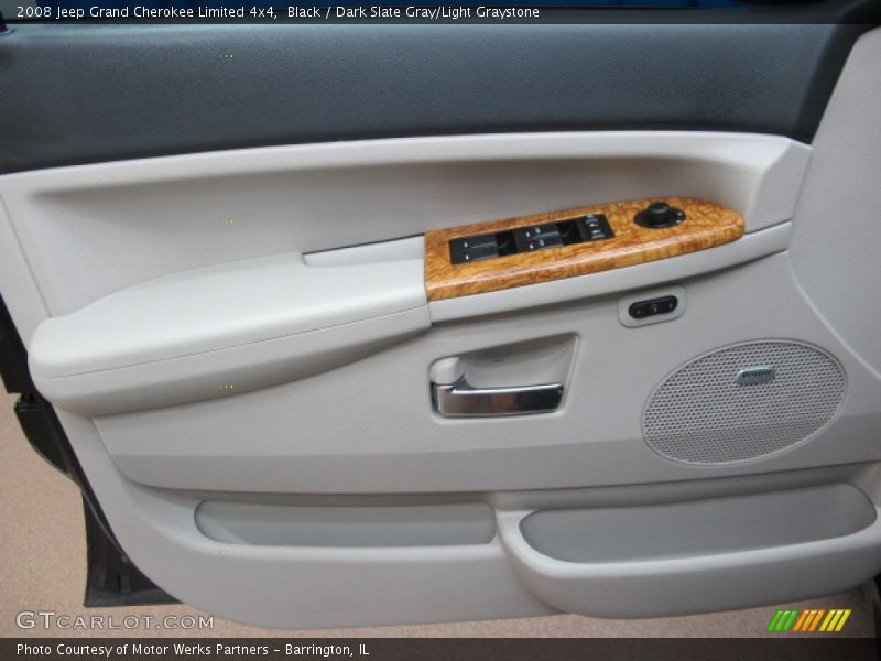 Black / Dark Slate Gray/Light Graystone 2008 Jeep Grand Cherokee Limited 4x4