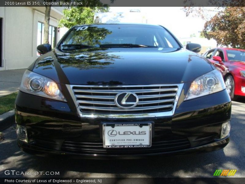 Obsidian Black / Black 2010 Lexus ES 350
