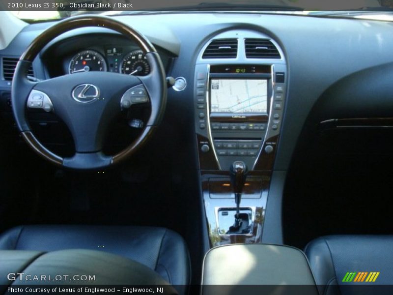 Obsidian Black / Black 2010 Lexus ES 350