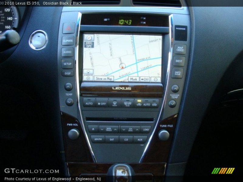 Obsidian Black / Black 2010 Lexus ES 350