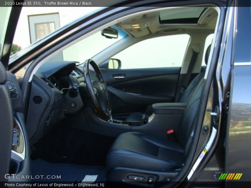 Truffle Brown Mica / Black 2010 Lexus ES 350