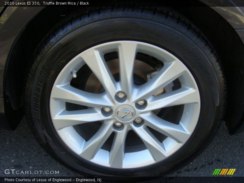 Truffle Brown Mica / Black 2010 Lexus ES 350