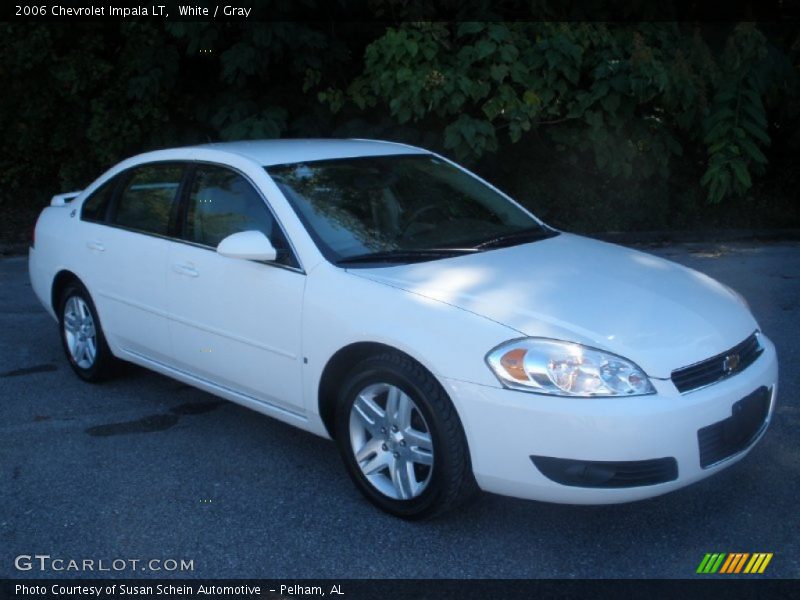 White / Gray 2006 Chevrolet Impala LT