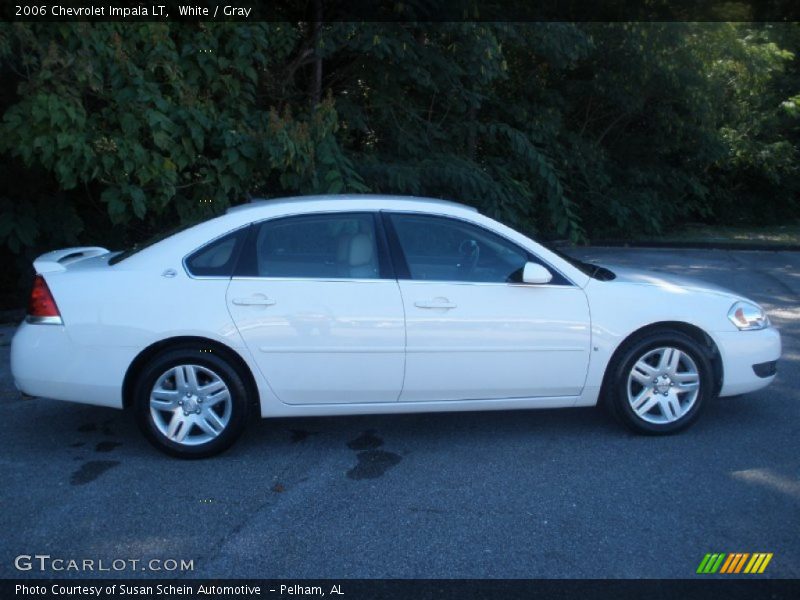 White / Gray 2006 Chevrolet Impala LT