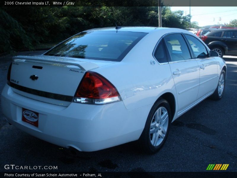 White / Gray 2006 Chevrolet Impala LT