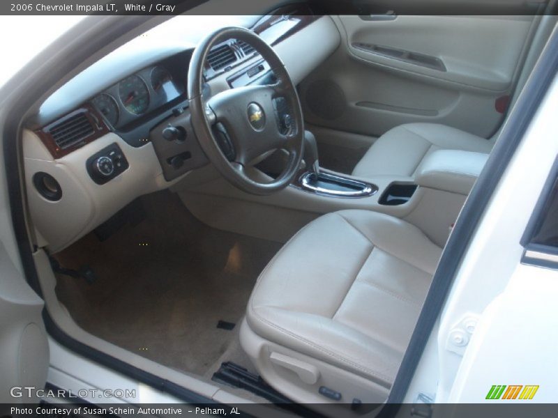 White / Gray 2006 Chevrolet Impala LT
