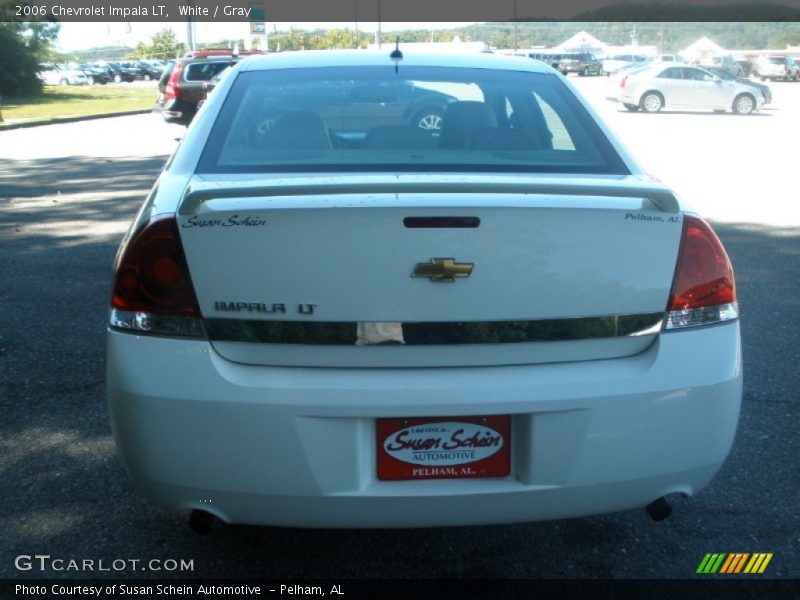 White / Gray 2006 Chevrolet Impala LT