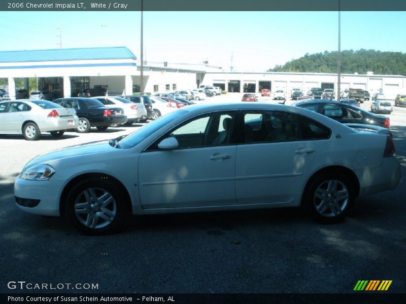 White / Gray 2006 Chevrolet Impala LT