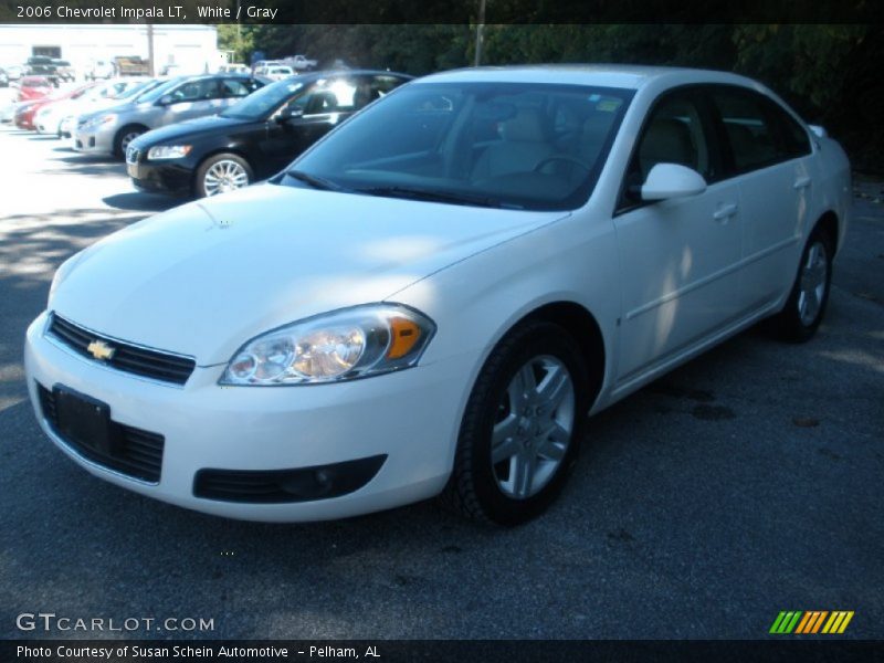 White / Gray 2006 Chevrolet Impala LT