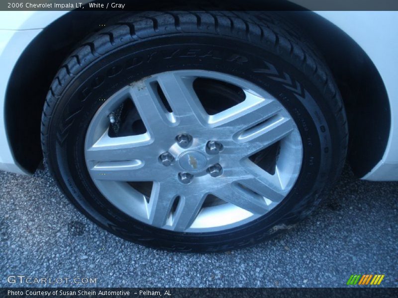White / Gray 2006 Chevrolet Impala LT