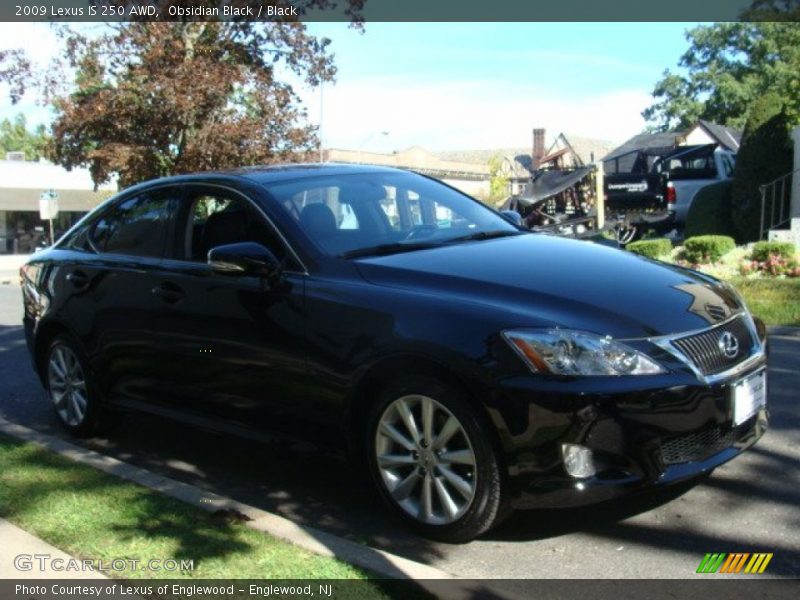 Obsidian Black / Black 2009 Lexus IS 250 AWD