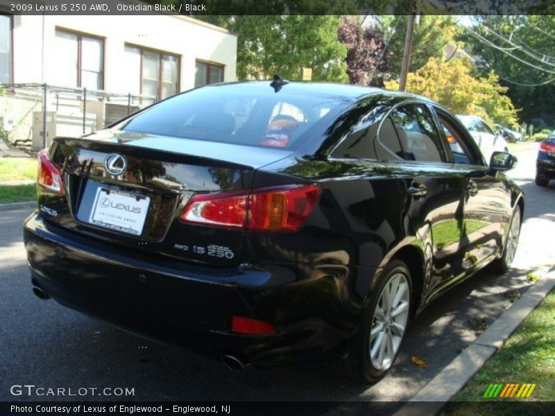 Obsidian Black / Black 2009 Lexus IS 250 AWD