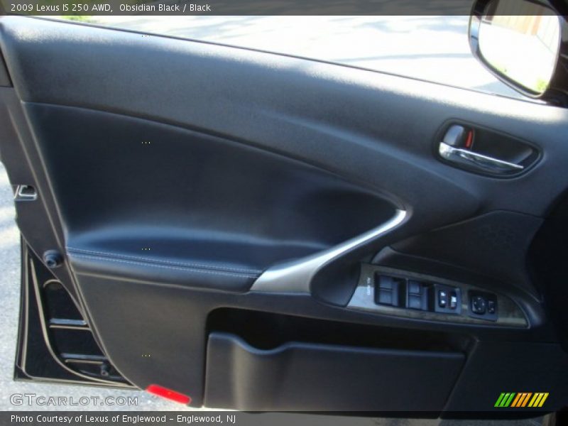 Obsidian Black / Black 2009 Lexus IS 250 AWD