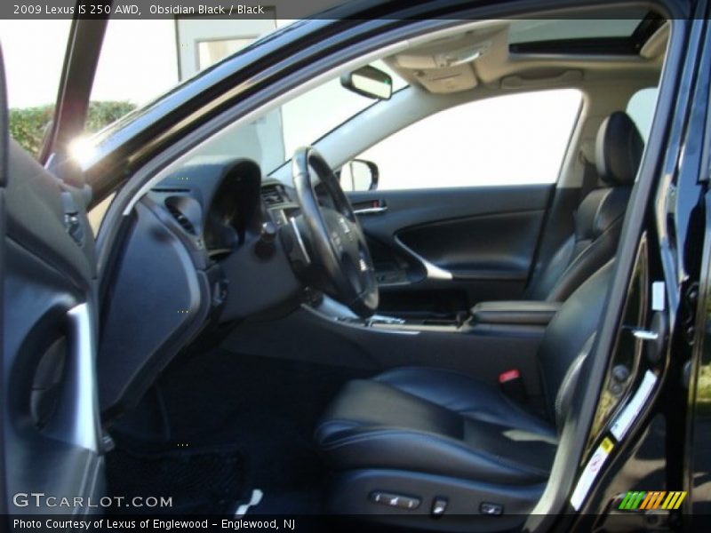 Obsidian Black / Black 2009 Lexus IS 250 AWD