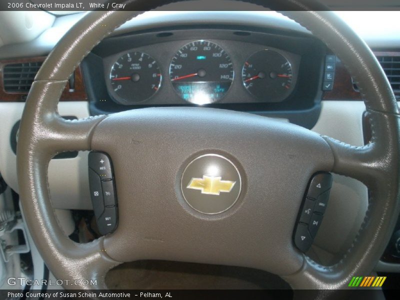 White / Gray 2006 Chevrolet Impala LT