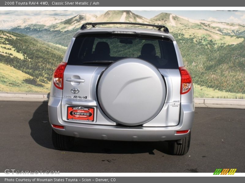 Classic Silver Metallic / Ash 2008 Toyota RAV4 4WD