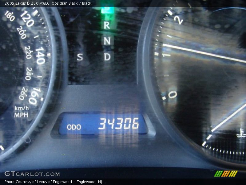 Obsidian Black / Black 2009 Lexus IS 250 AWD
