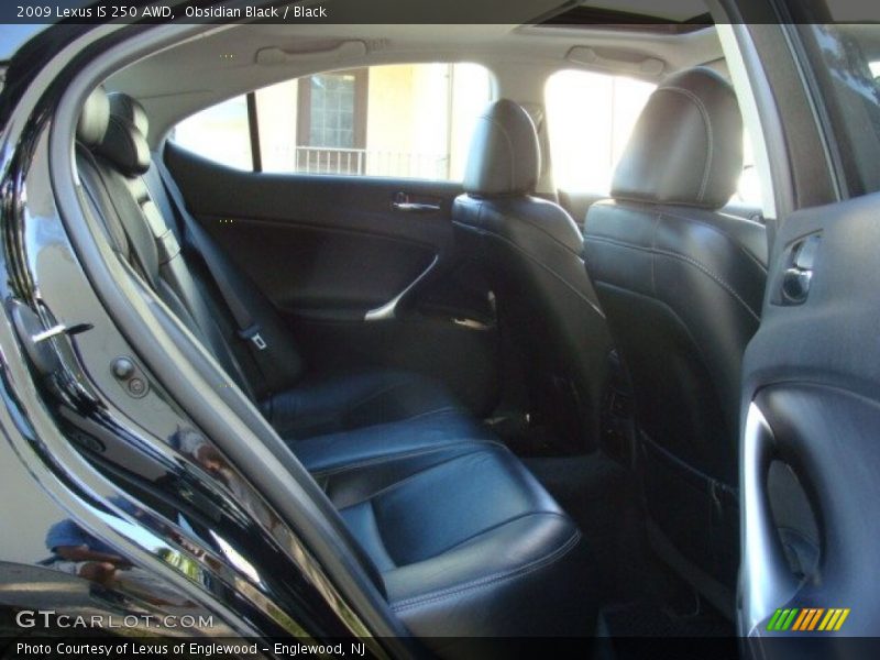 Obsidian Black / Black 2009 Lexus IS 250 AWD