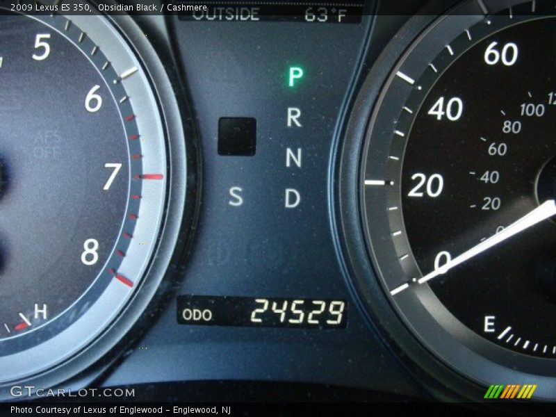 Obsidian Black / Cashmere 2009 Lexus ES 350
