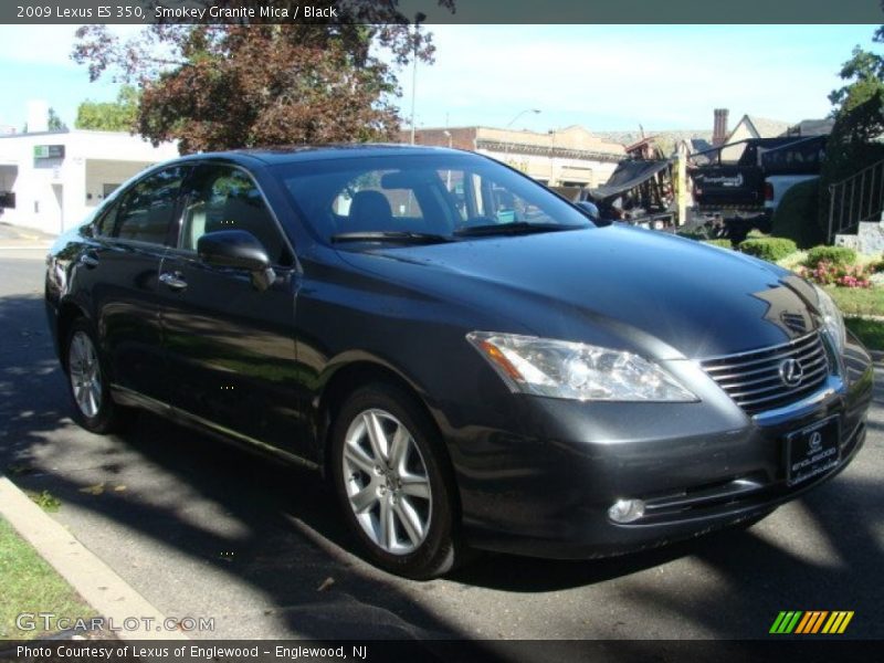 Smokey Granite Mica / Black 2009 Lexus ES 350