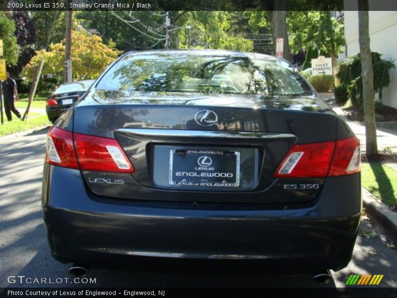 Smokey Granite Mica / Black 2009 Lexus ES 350