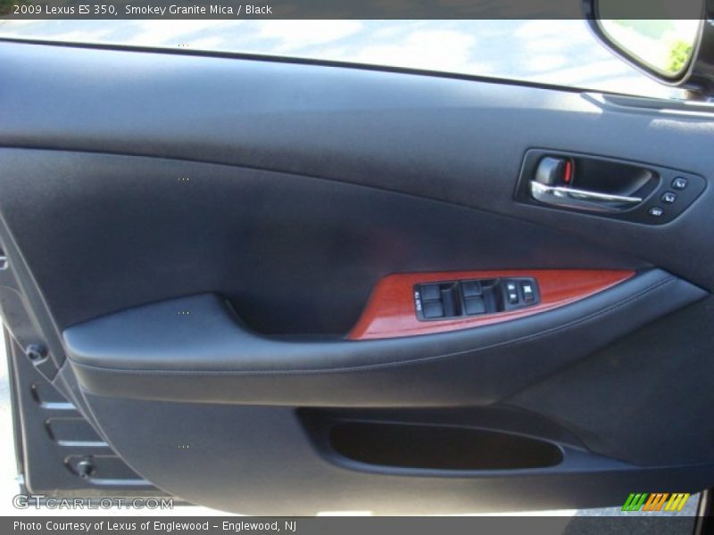 Smokey Granite Mica / Black 2009 Lexus ES 350