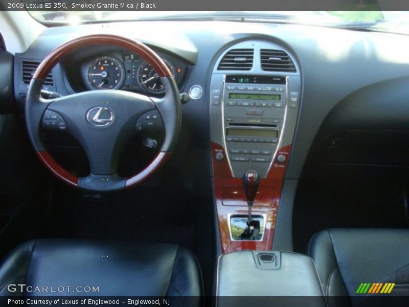 Smokey Granite Mica / Black 2009 Lexus ES 350