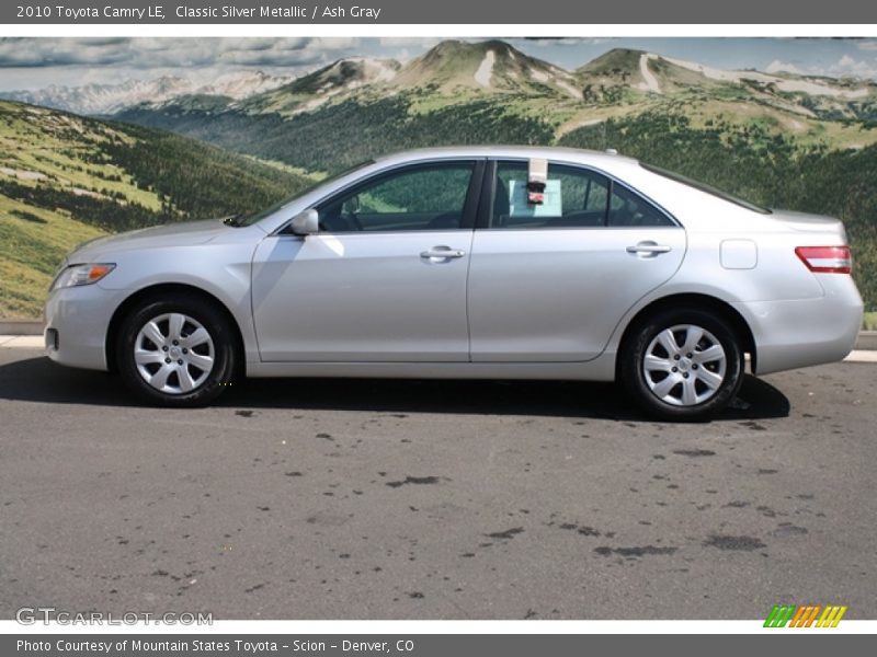 Classic Silver Metallic / Ash Gray 2010 Toyota Camry LE