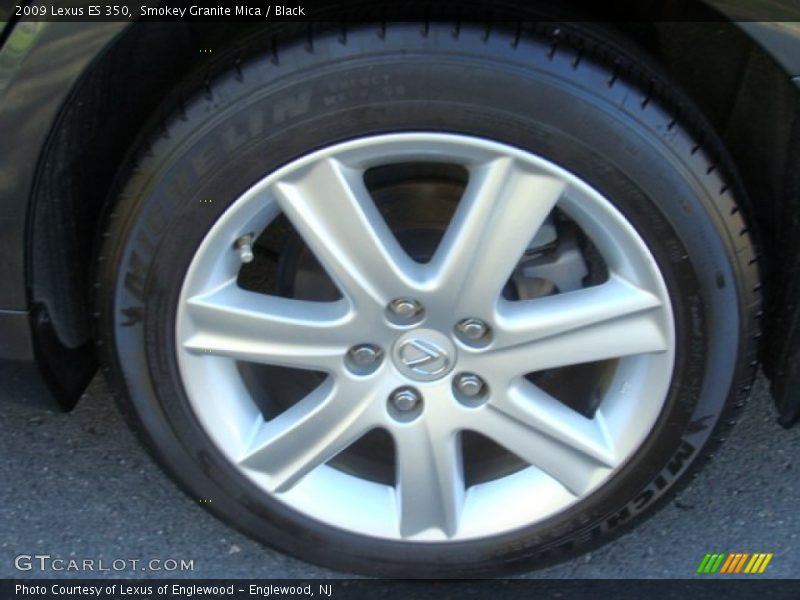 Smokey Granite Mica / Black 2009 Lexus ES 350