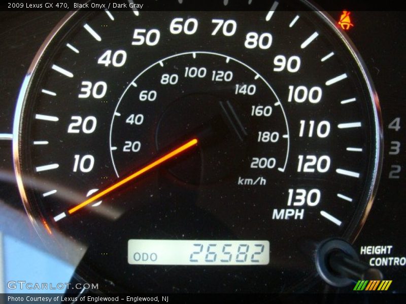 Black Onyx / Dark Gray 2009 Lexus GX 470
