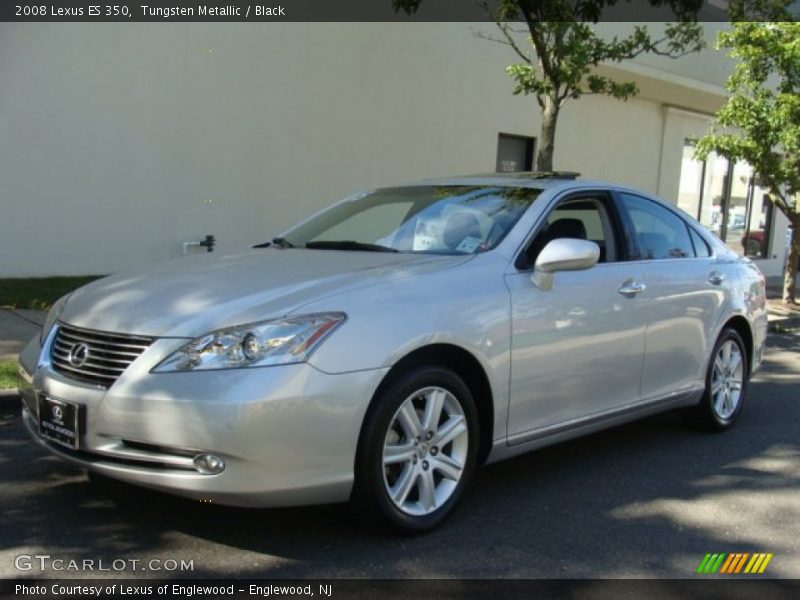 Tungsten Metallic / Black 2008 Lexus ES 350