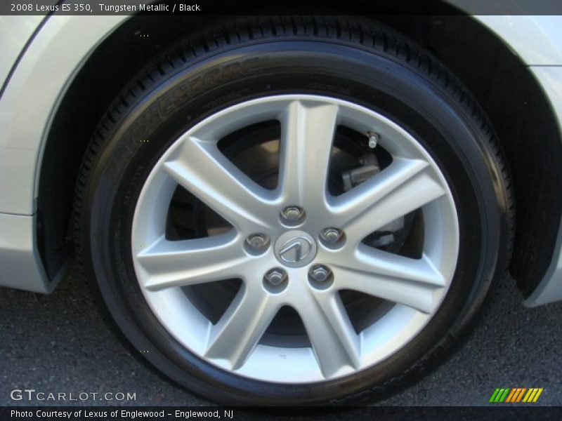 Tungsten Metallic / Black 2008 Lexus ES 350