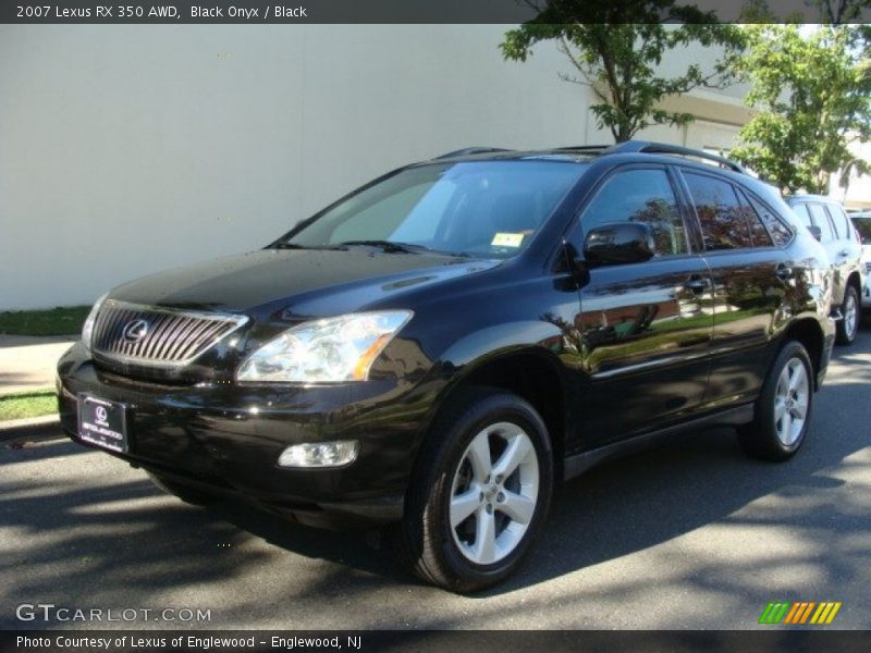 Black Onyx / Black 2007 Lexus RX 350 AWD