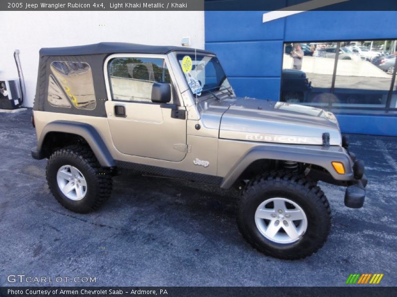 Light Khaki Metallic / Khaki 2005 Jeep Wrangler Rubicon 4x4