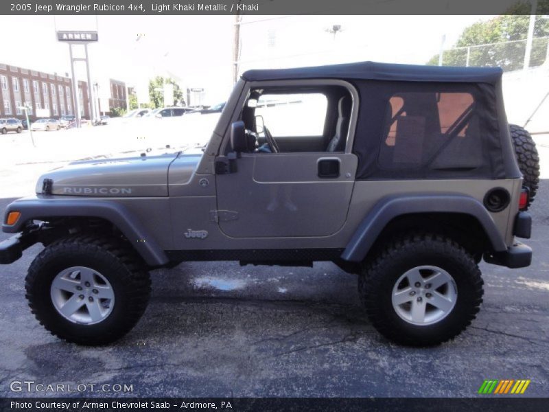 Light Khaki Metallic / Khaki 2005 Jeep Wrangler Rubicon 4x4