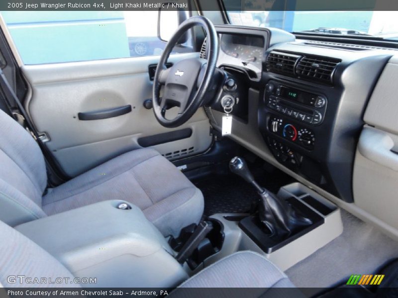 Light Khaki Metallic / Khaki 2005 Jeep Wrangler Rubicon 4x4