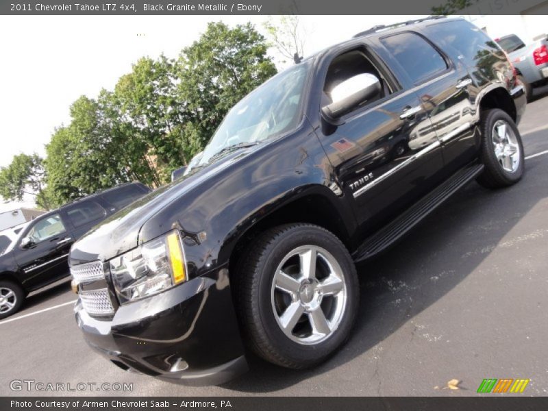Black Granite Metallic / Ebony 2011 Chevrolet Tahoe LTZ 4x4