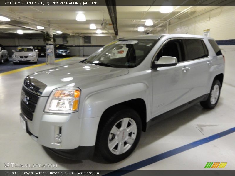 Quicksilver Metallic / Jet Black 2011 GMC Terrain SLE