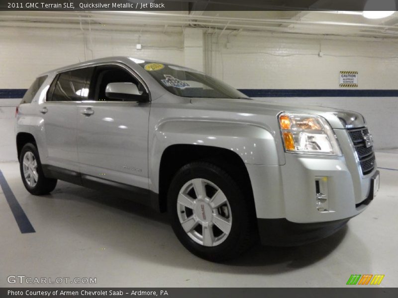 Quicksilver Metallic / Jet Black 2011 GMC Terrain SLE