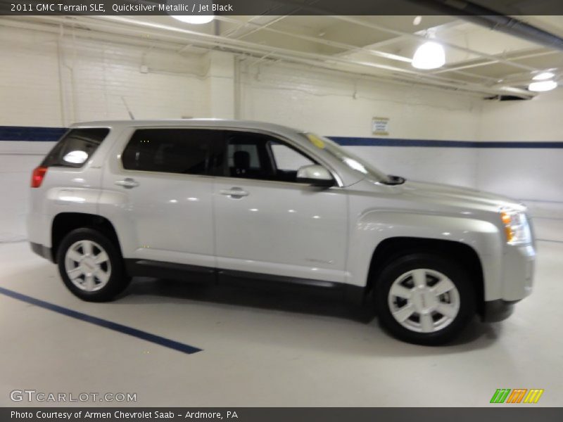 Quicksilver Metallic / Jet Black 2011 GMC Terrain SLE