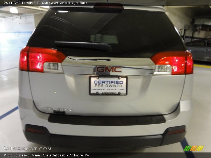 Quicksilver Metallic / Jet Black 2011 GMC Terrain SLE