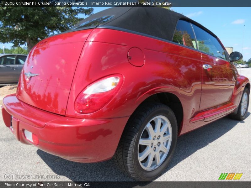 Inferno Red Crystal Pearl / Pastel Slate Gray 2006 Chrysler PT Cruiser Touring Convertible