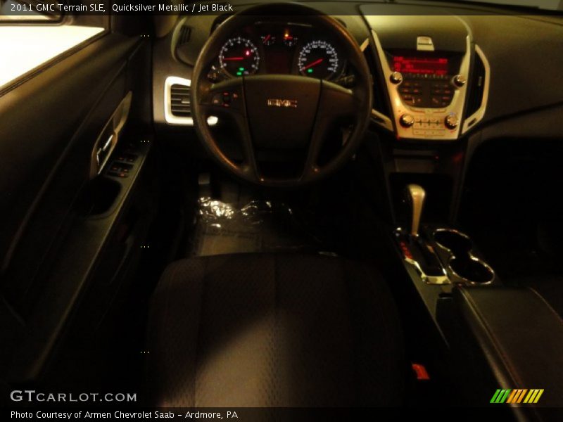 Quicksilver Metallic / Jet Black 2011 GMC Terrain SLE