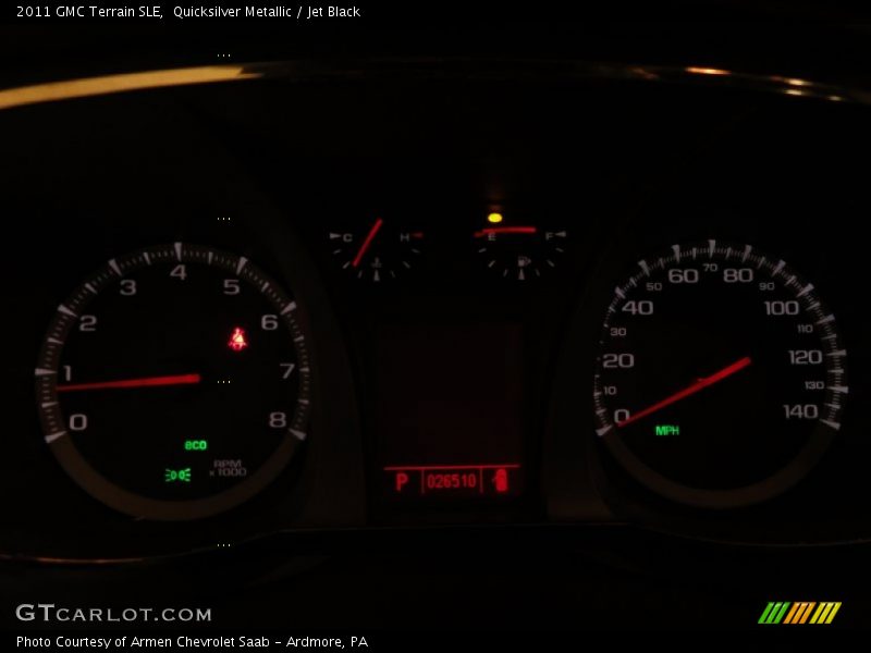 Quicksilver Metallic / Jet Black 2011 GMC Terrain SLE