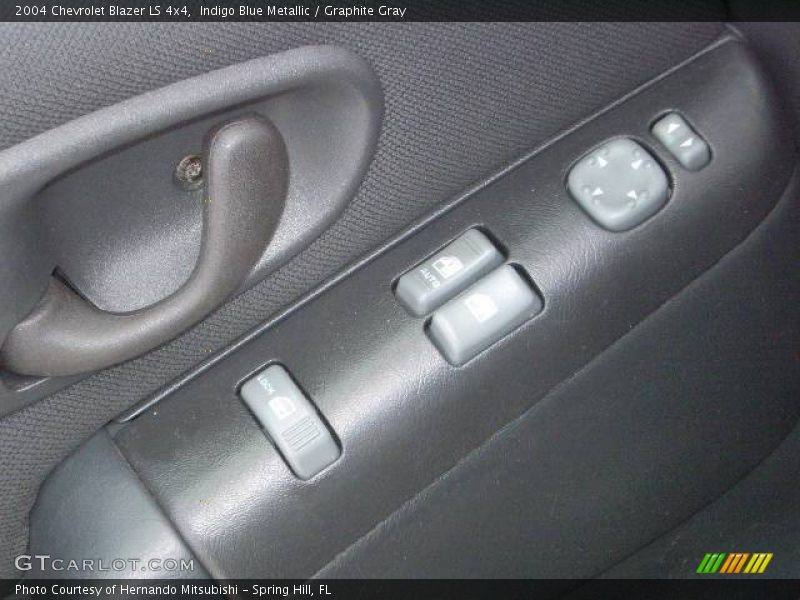 Indigo Blue Metallic / Graphite Gray 2004 Chevrolet Blazer LS 4x4