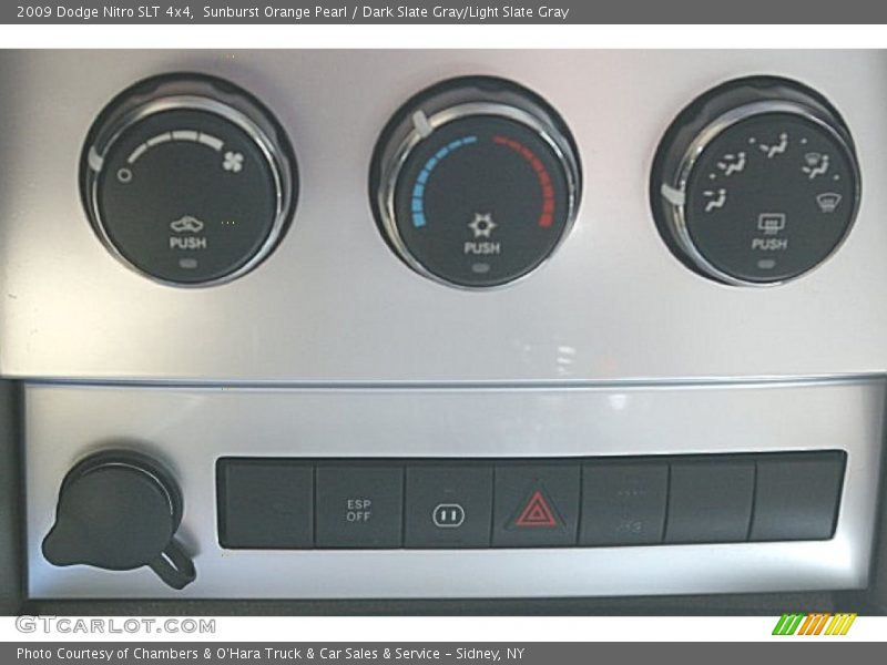 Sunburst Orange Pearl / Dark Slate Gray/Light Slate Gray 2009 Dodge Nitro SLT 4x4