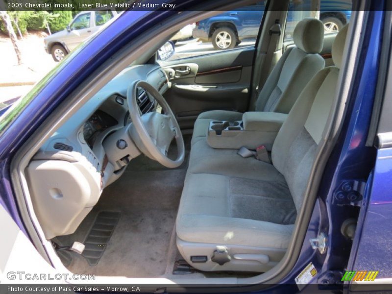 Laser Blue Metallic / Medium Gray 2005 Chevrolet Impala