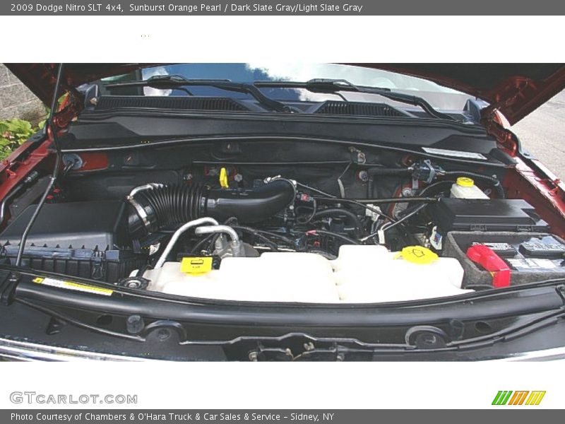Sunburst Orange Pearl / Dark Slate Gray/Light Slate Gray 2009 Dodge Nitro SLT 4x4